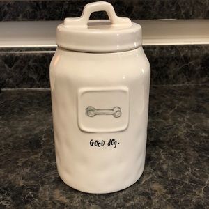 Rae Dunn Good Dog Treats Jar